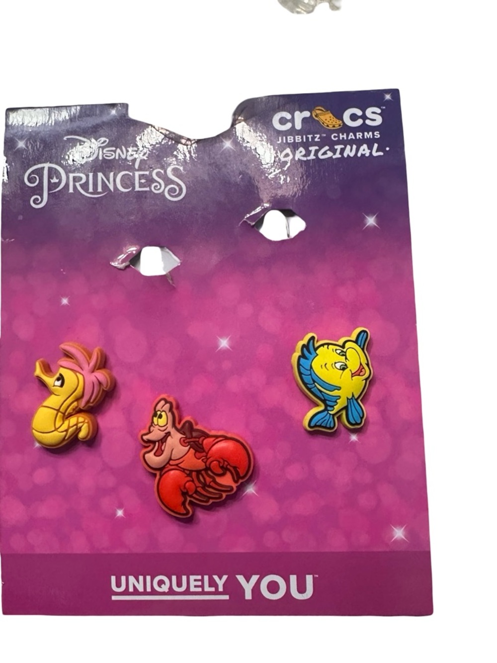 CROCS Disney Princess Jibbitz Set - Yellow, Red, Blue